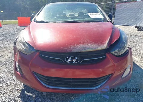2012 Hyundai Elantra Gls (Ulsan Plant) from USA, damaged, VIN KMHDH4AE3CU183320